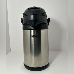 Thermos Stainless Steel Lever Action Coffee Air pot Thermal‎ Carafe